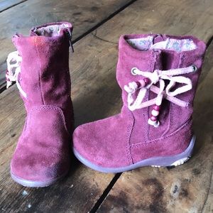 Pat et Ripaton Suede Boots Size 21 (US 5.5)